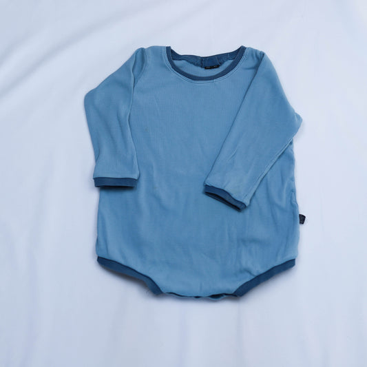 Tweedehands Baggy Blue Rib 80-86