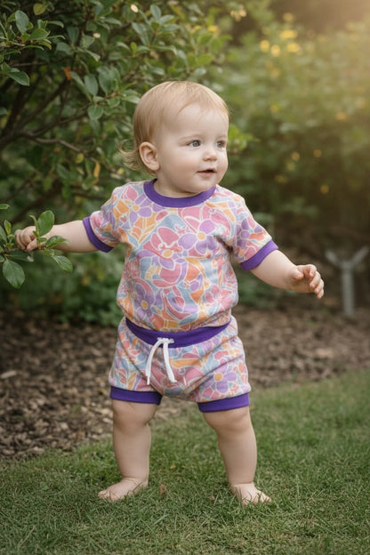 Robin - Meegroeishorts ( Print, French Terry, Unicorn )