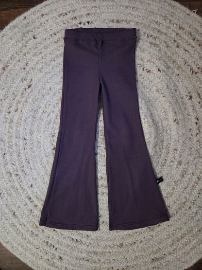 bell bottom pants for cloth diapers, purple