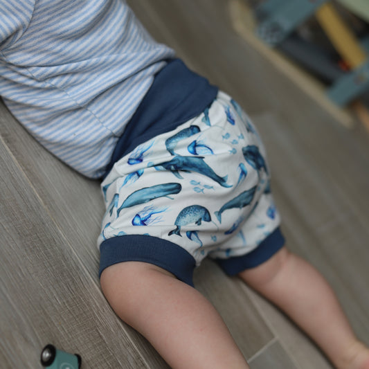 Foldover Shorts Ocean