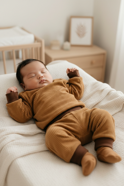 Harem Pants Corduroy Cognac