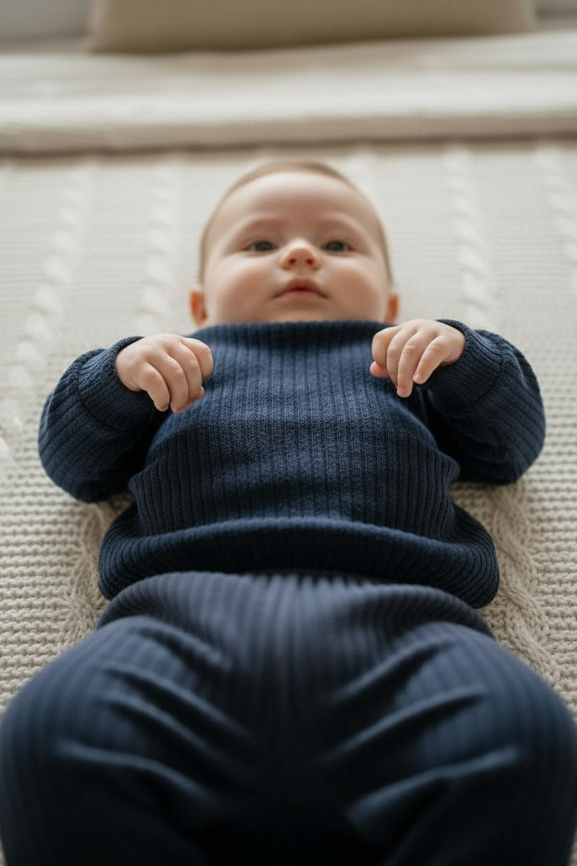 Sweater Corduroy Navy 68-74