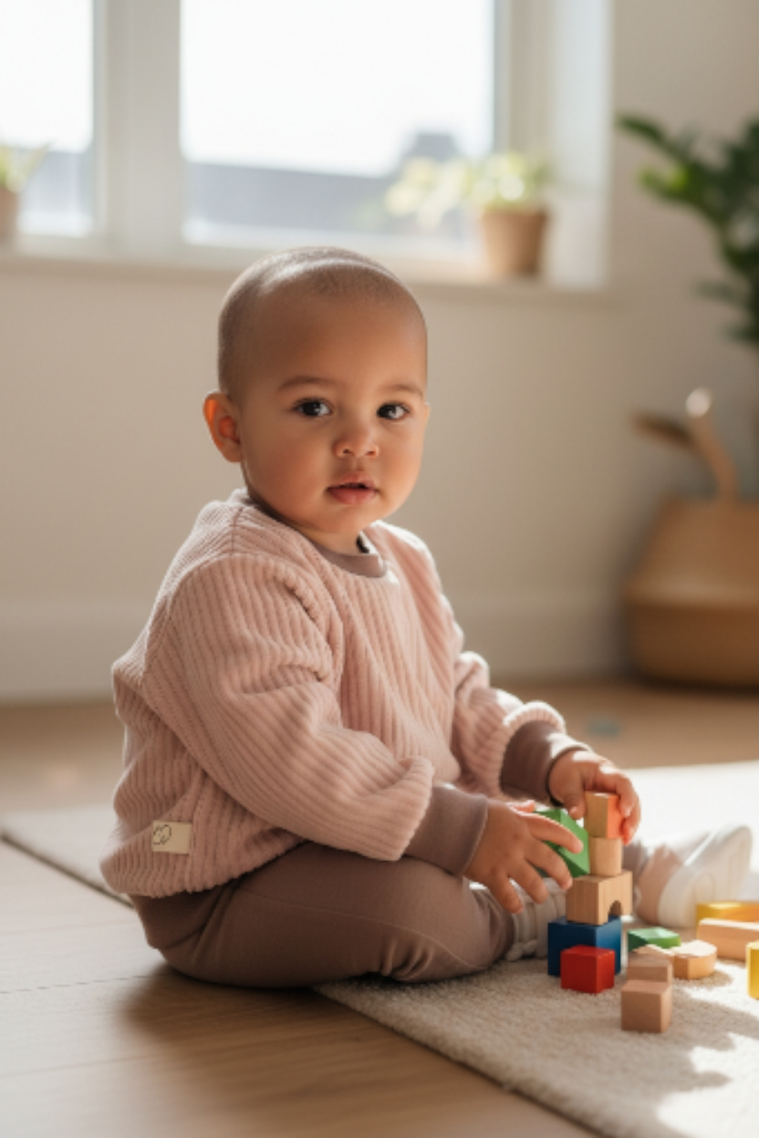 Corduroy Sweater pink