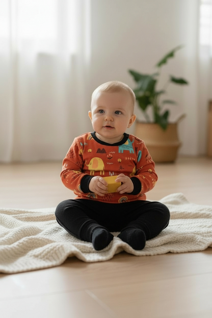 Longsleeve Elephant Rust