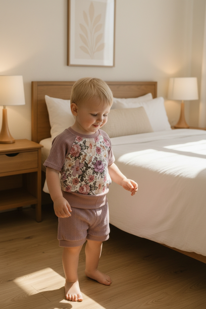 Meegroeishorts pointelle pink