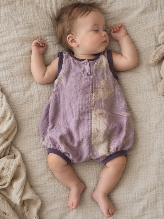 Pip - Baggy ( Print, Linnen / cotton, Lila )