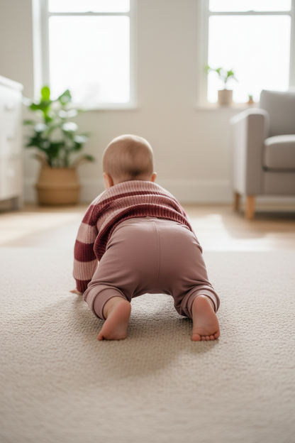 Bo – Harembroekje (effen, warm polykatoen, milkshake)