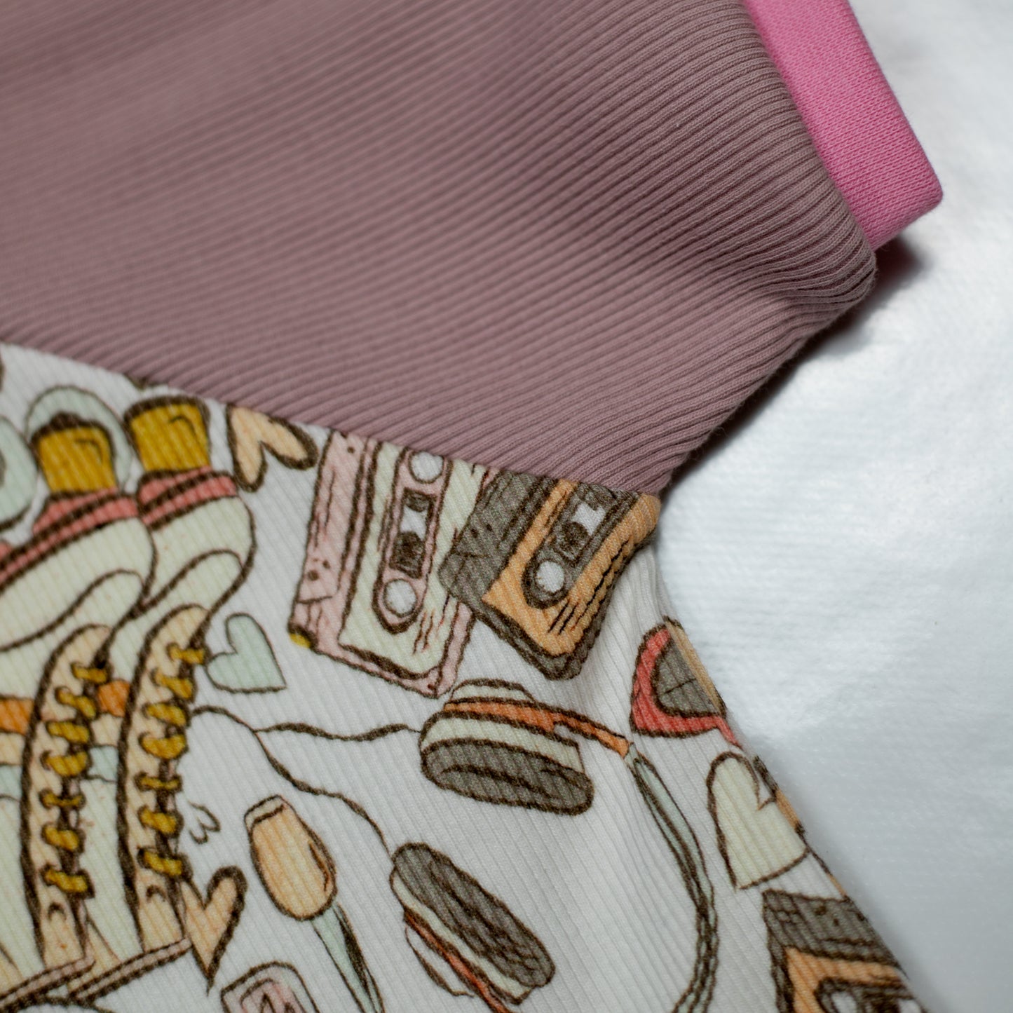 mouw aan tshirt handgemaakt