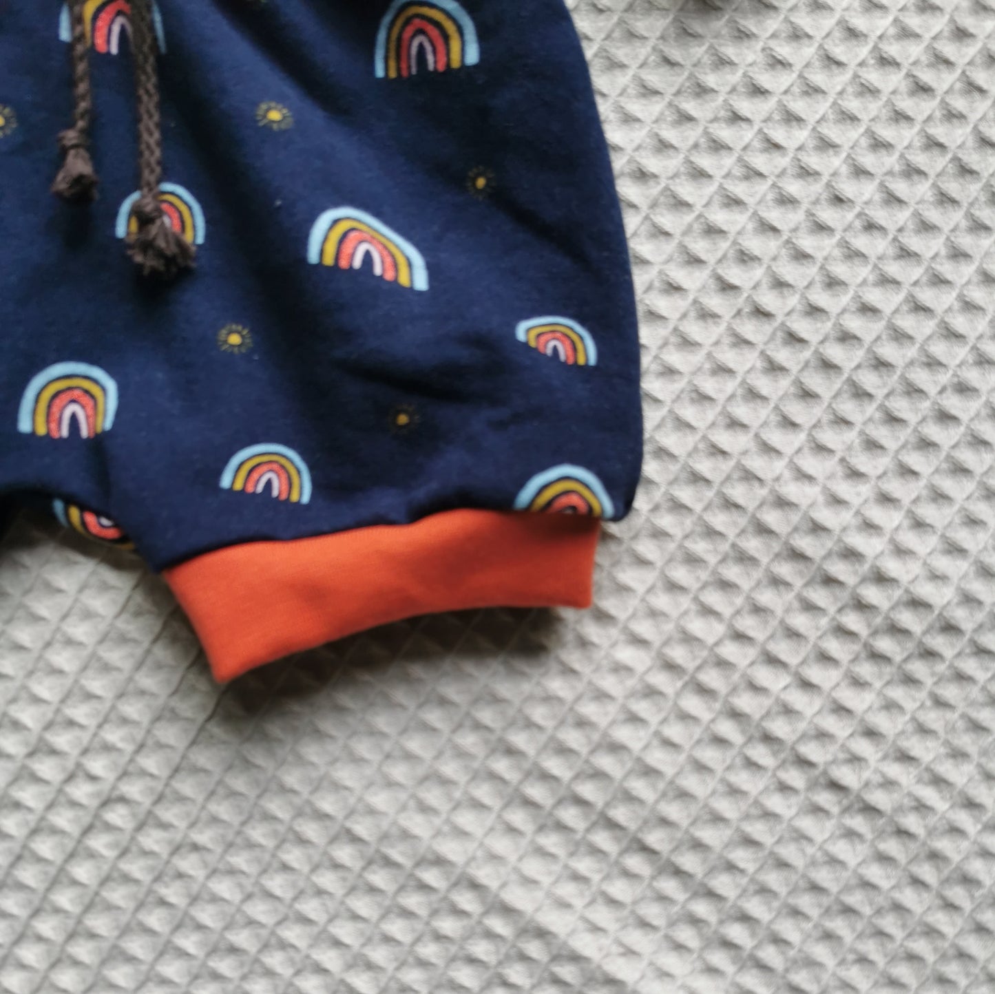 Foldover Shorts Rainbow
