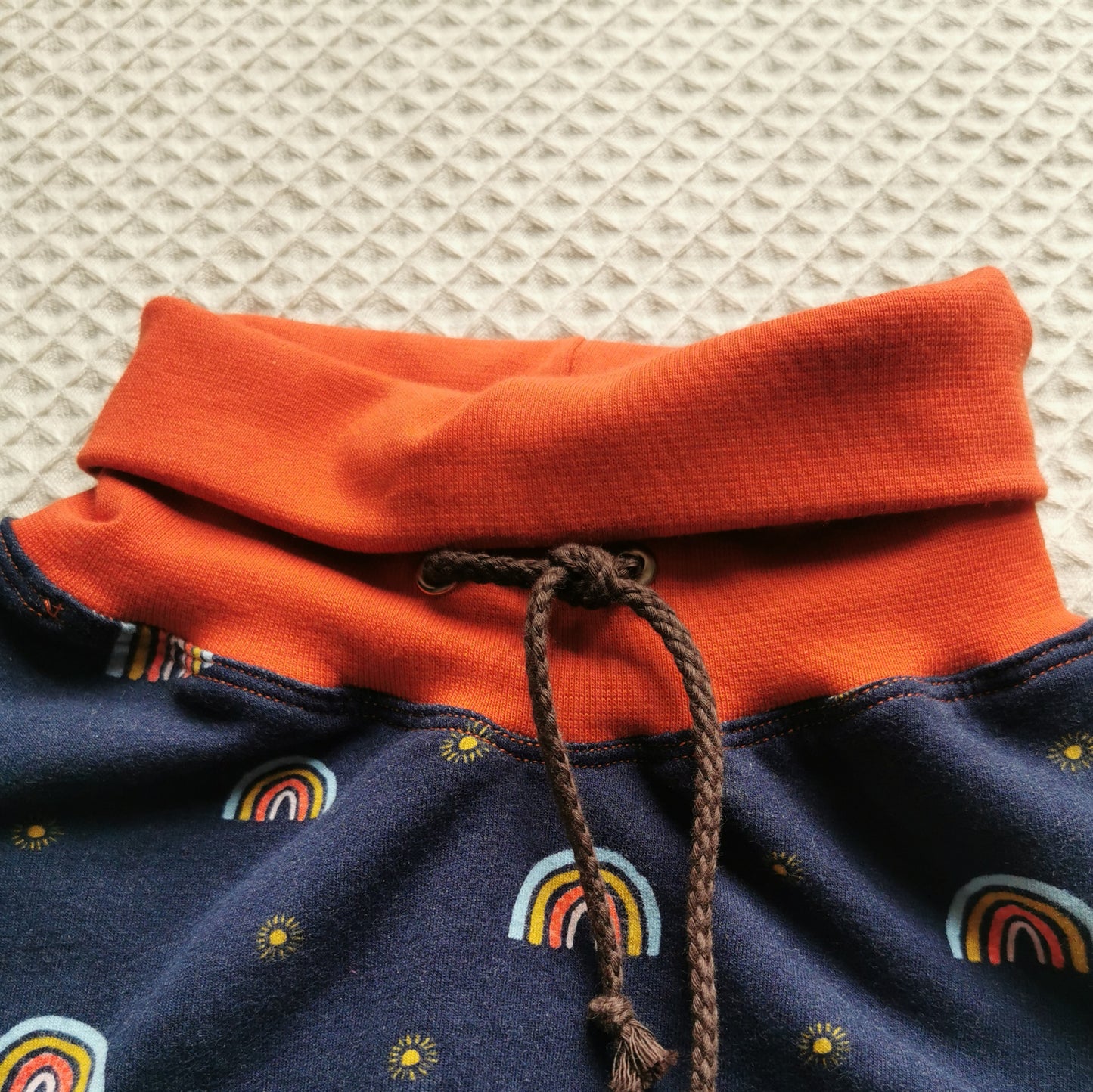 Foldover Shorts Rainbow
