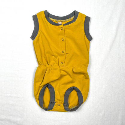 Retro Romper Ochre