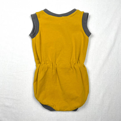 Retro Romper Ochre